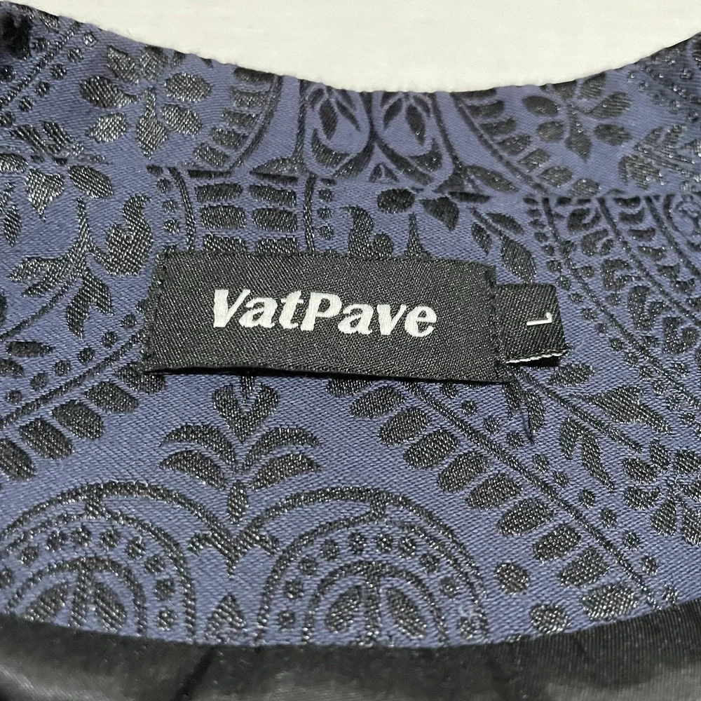 Vatpave Suit Vest Vest‎ Men's Size Large Victorian Steampunk Paisley Jacquard